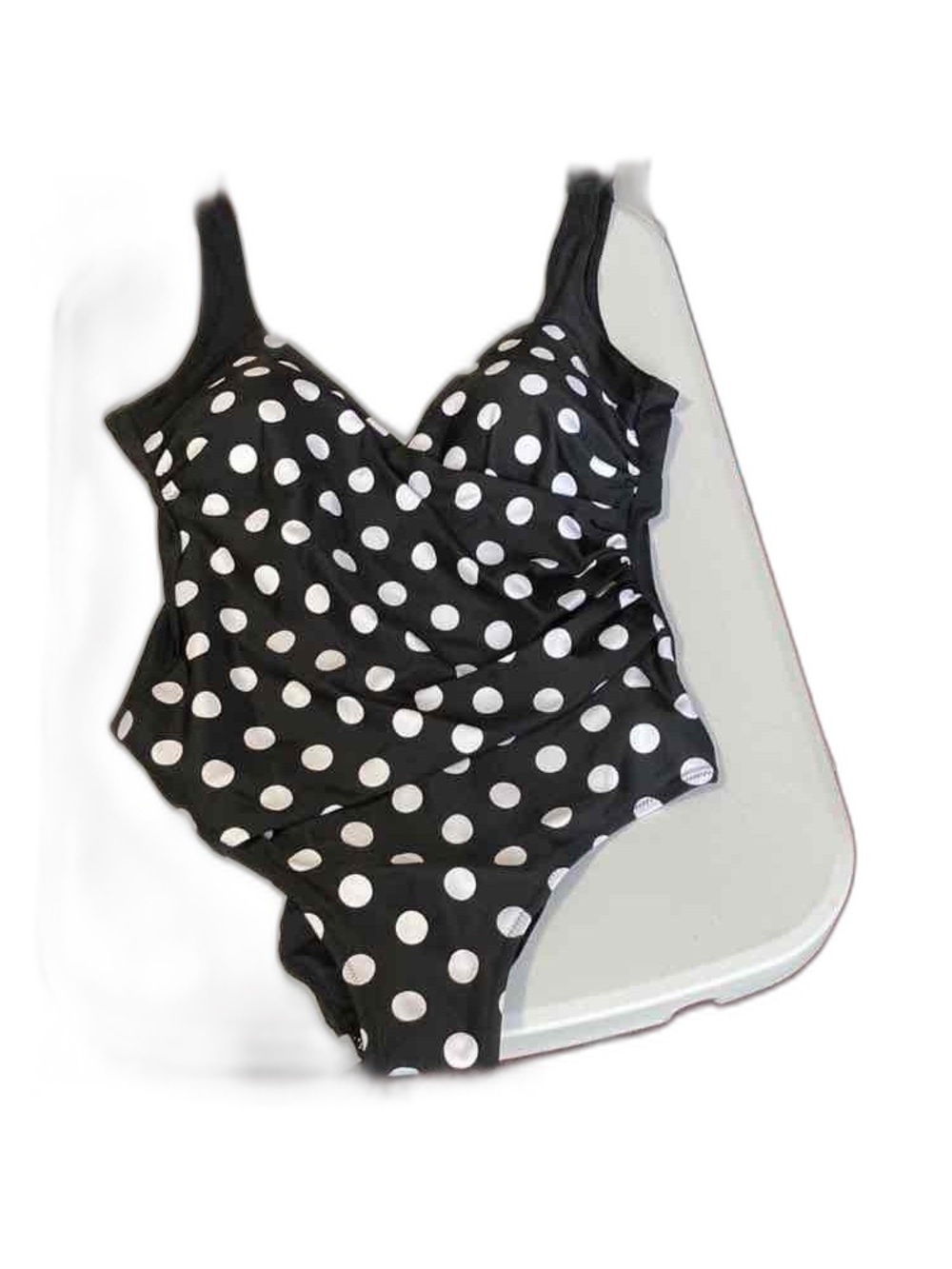Black and White Polka Dot Swimsuit NWT